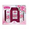 Gift set “Rose” with rose oil (cleaning milk, parfum roll-on, hand cream)