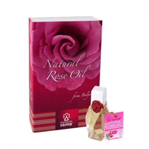 Rose oil in a glass bottle (Otto) Lema 5.0ml
