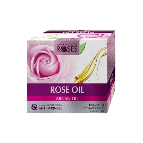 Intensive Night Cream Anti-wrinkle Rose and Argan Oil 50ml