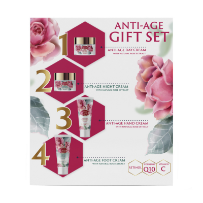 Gift Set Anti-age Cosmetic Q10 and Rose Oil
