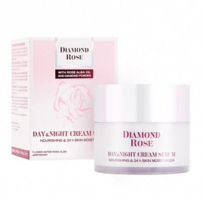 Day & Night Cream Serum for Dry skin Diamond Rose 50ml