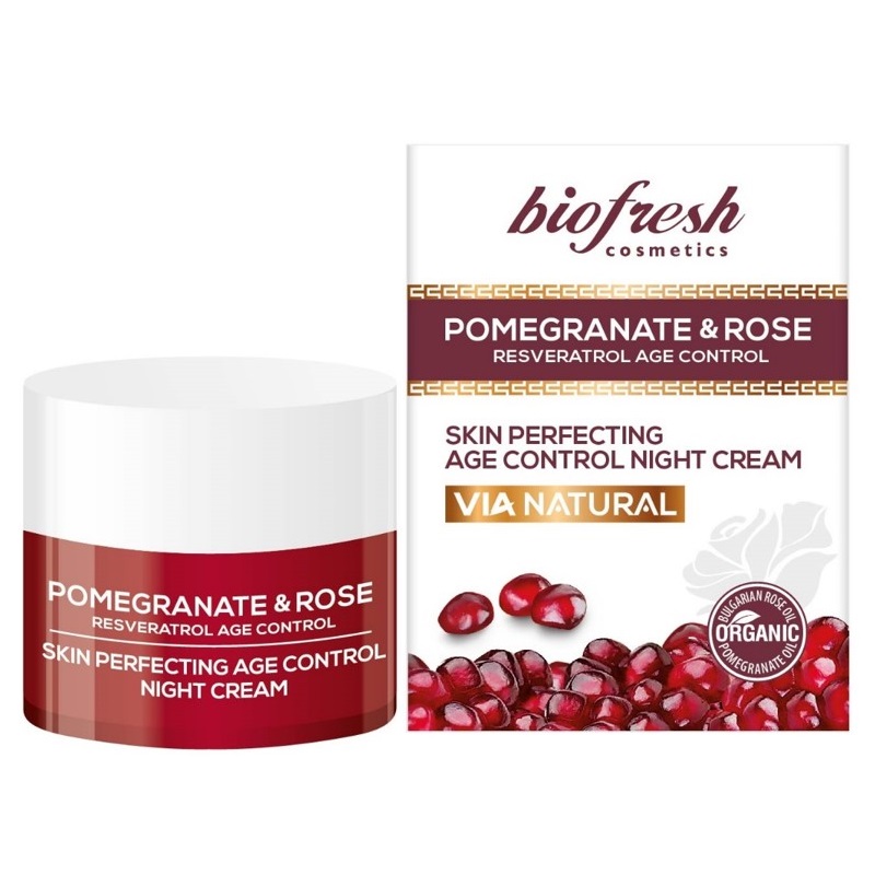 Night Cream Age Control Pomegranate And Rose 50ml